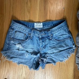 One Teaspoon blue jean shorts size 26